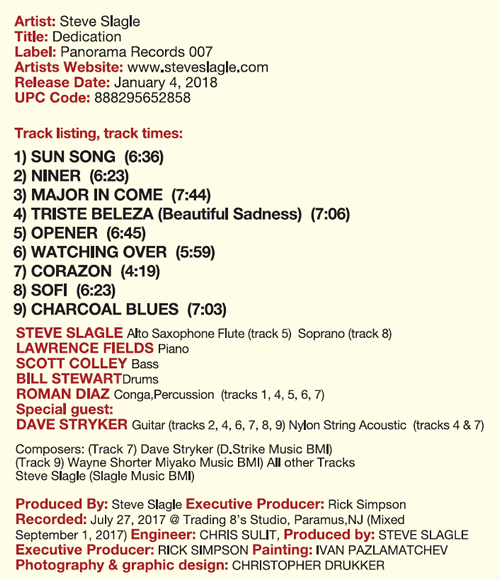 Dedication track list